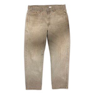 Vintage 1999 Levi's 550 Relaxed Fit Faded Gray Jeans 38x32